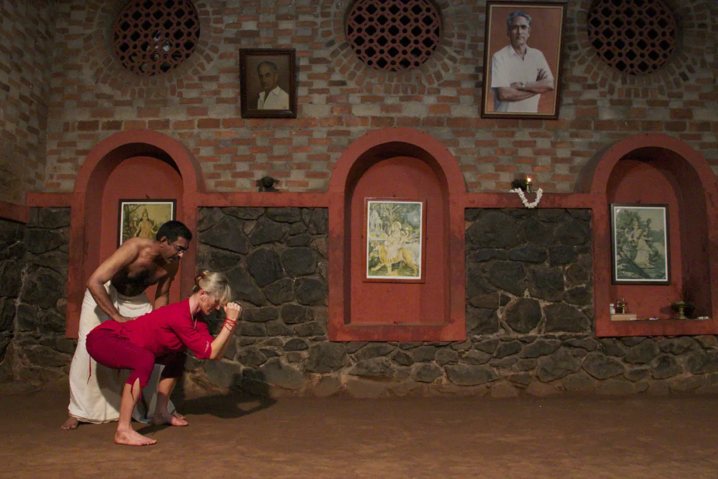 Kalari Prana Flow practice in the Kerala lineage