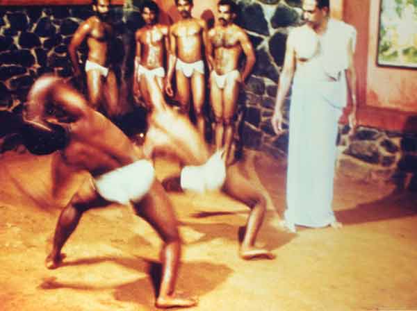 Kalari oiling up