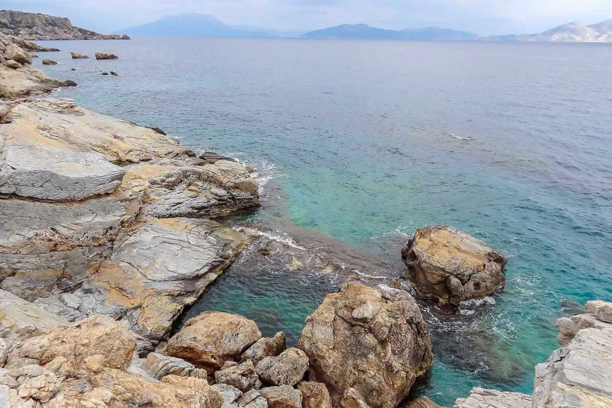 The thermal coast of Ikaria