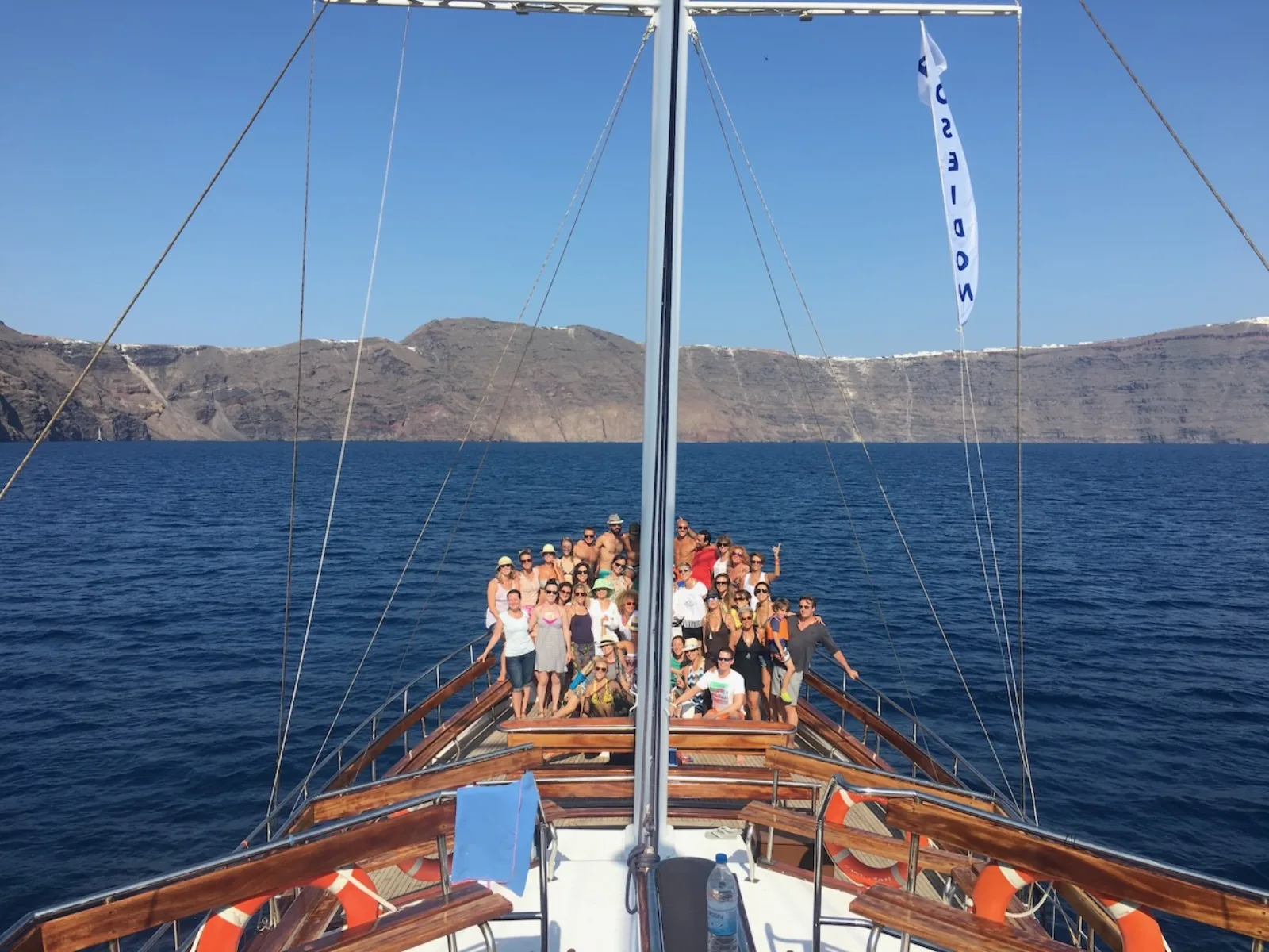 Sailing the Aegean with the group