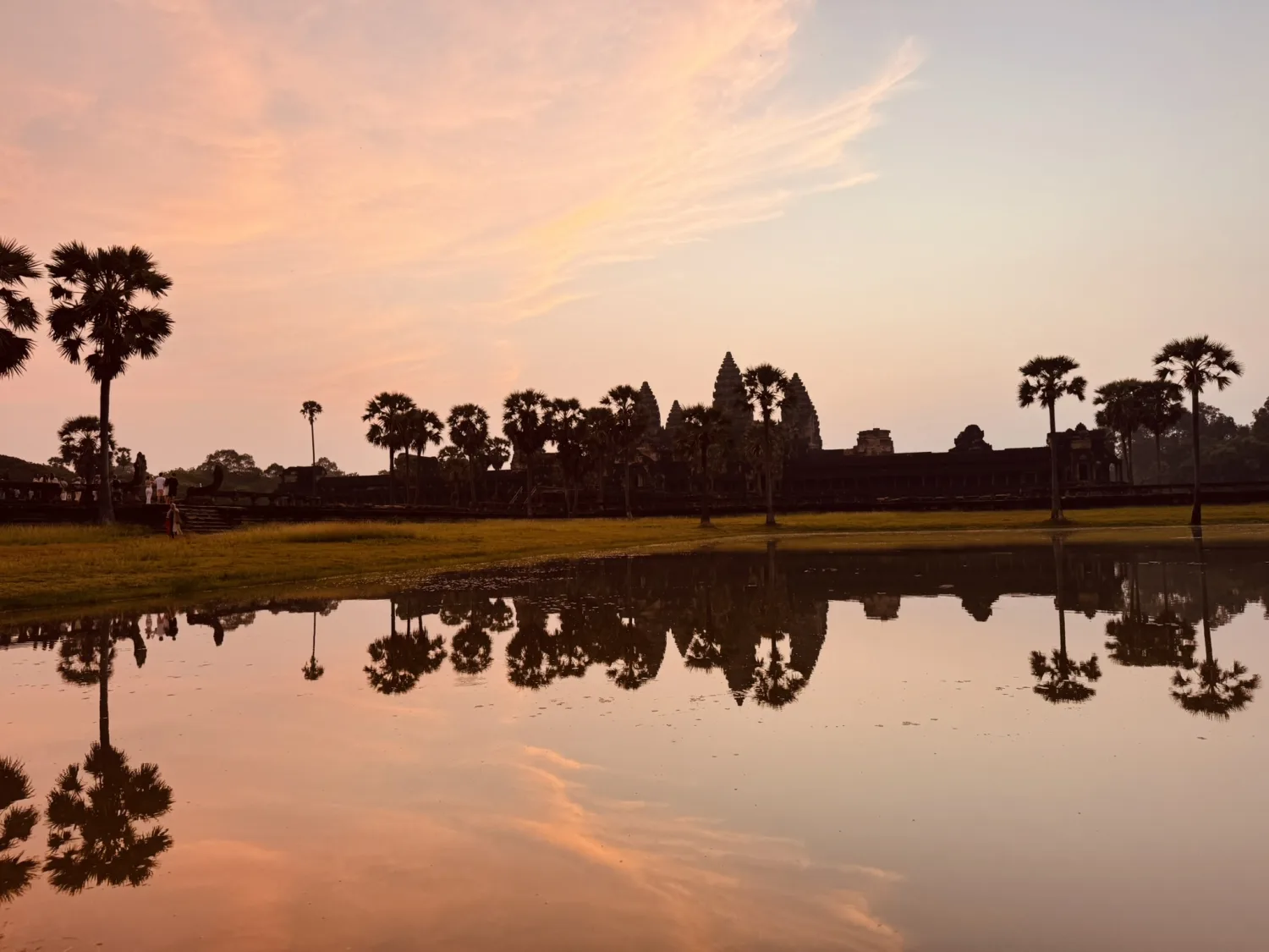 Ancient temple at dawn