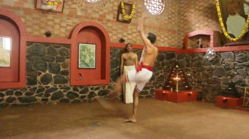 Diagonal Leg Kicks - filmed in Kerala